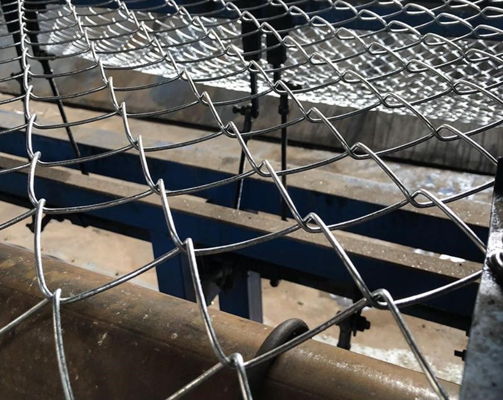 Farm breeding chain link fence