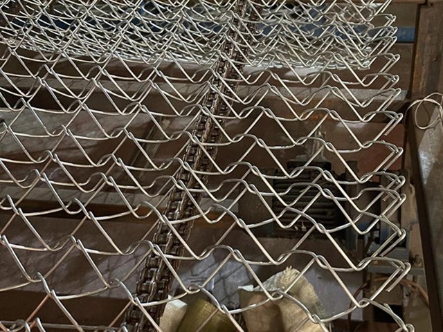 Mine-used chain link fence