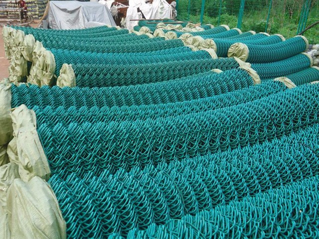 PVC coated chain link mesh